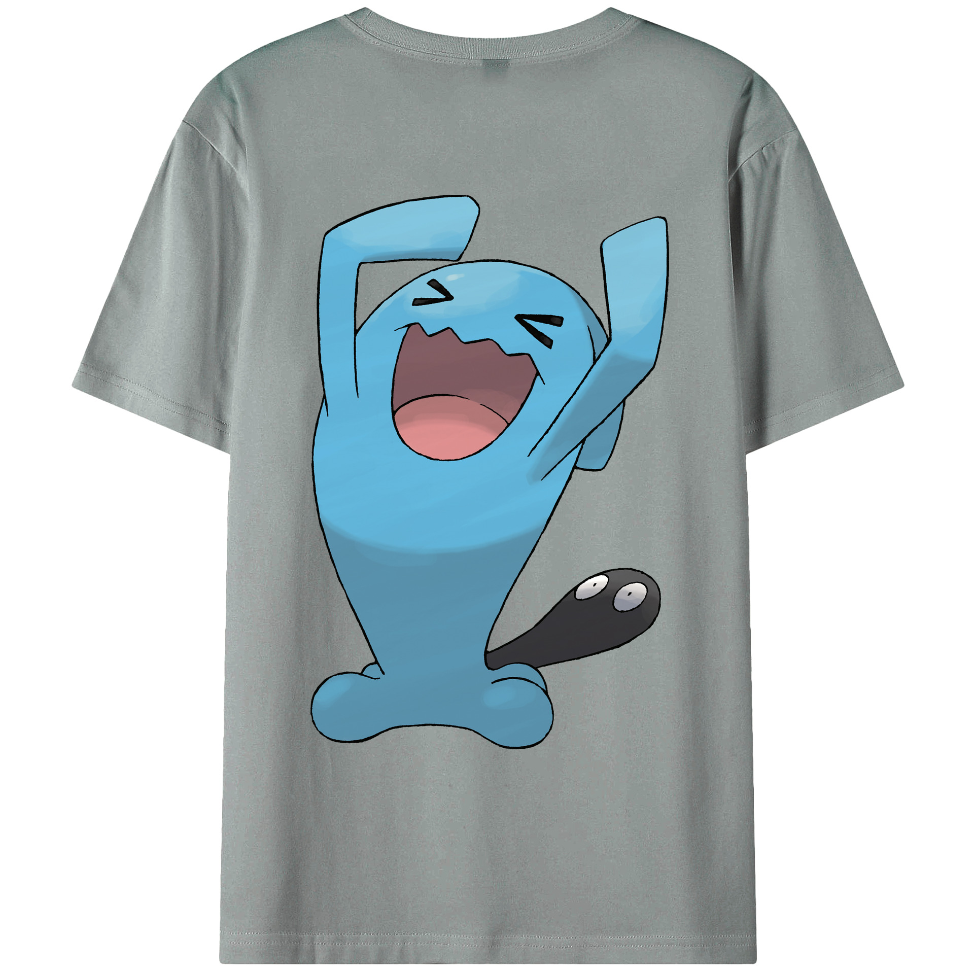 （画像用） ポケットモンスター Pokémon 綿100％ メンズ半袖Tシャツ（バックプリント） 通気性